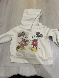 ミッキー ミニー フード付きトレーナー