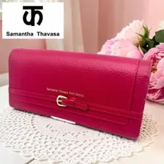 《美品》Samantha Thavasa サマンサタバサ 長財布 キラキラピンクのサムネイル