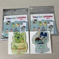 たまごっち ランダムステッカー アクリル 2枚セット　まめっち　くちぱっち