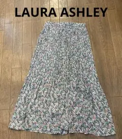 LAURA ASHLEY ローラアシュレイ 花柄 プリーツスカート サイズ40