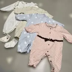 新生児　まとめ売り　ロンパース&くつ下