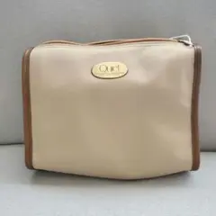 【新品】Quiet ベージュ ナイロン ポーチ