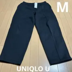 新品未使用ユニクロユーUNIQLO UボアスウェットトラックパンツメンズM黒