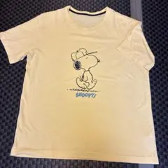 スヌーピー Tシャツ Lサイズ クリーム色　GU