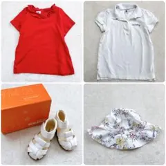 美品✨未使用あり PETIT BATEAU 半袖 帽子 サンダル　女の子