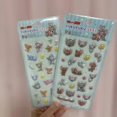 トムジェリ ボンボンドロップシール ぷくぷくシール