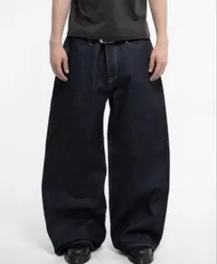 MENES Janome RawBaggyJeans-Indigoリジットデニム MENES Janome RawBaggyJeans-Indigoリジットデニム - メルカリ