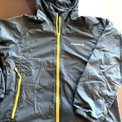 モンベル　ライトシェルパーカー　カーキ　160 キッズサイズ