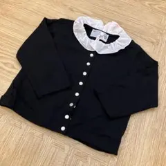 agnès b. ブラック カーディガン 2歳