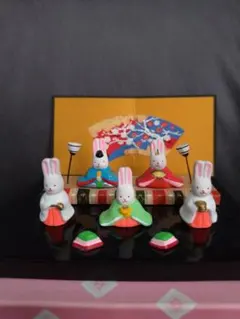 うさぎの雛人形セット