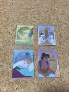 ディズニーキャラクターウエハース2 おまとめ4枚セット