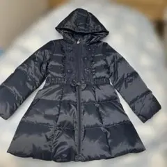 アナスイミニ　ダウンコート 140 紺　ネイビー
