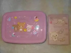 リラックマ　コリラックマ　お弁当箱とミニスタンドミラー