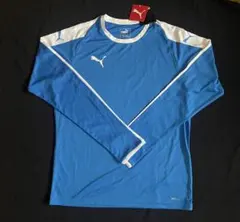 ✴︎タグ付き！未使用！PUMA DRYCELL 長袖シャツ Lサイズ 青✴︎