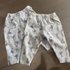 恐竜柄 ボトムス 80サイズ　UNIQLO レギンス