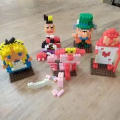 ディズニー ナノブロック 不思議な国のアリス　5体　まとめて