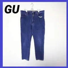 GU デニム ジーンズ ブルー スリムフィットデニム