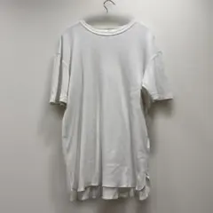 a.v.v ホワイト ワッフル 半袖Tシャツ