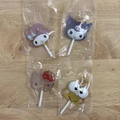 サンリオ カラフルキャンディチャーム 4種セット カプセルトイ ガチャ