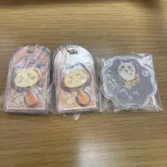ちいかわ　きゃらシャカチャーム、ミニチュアチョコチャーム2個　シーサー