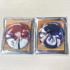 チェンソーマン　メタリック缶バッジ マキマ　レゼ　ボム　グッズ　ホログラム