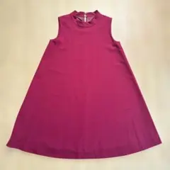 ABAHOUSE ボルドー Aラインワンピース 結婚式 二次会