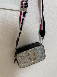 グリッター ショルダーバッグ ブラック