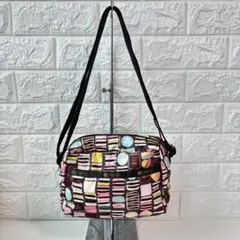 LeSportsac レスポートサック ショルダーバッグ 斜め掛け お菓子柄