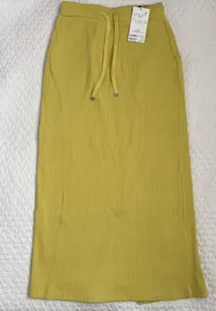 CIAOPANIC TYPY 新品未使用！　リブIラインスカート　イエロー　S