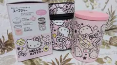 新品♡ピンクキティ♡スープジャーポット♡カオ　専用ケース付き♡キッチン調理器具