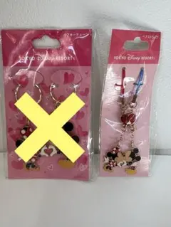値下げ！　ディズニーリゾート ミッキー・ミニー ストラップ