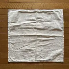 ニトリ　ジッパー付き クッションカバー コットン100% 厚手　ベージュ
