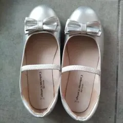 Catherine Cottage シルバー バレエシューズ 21.0