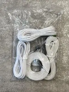 LANケーブル2本 電話線2本