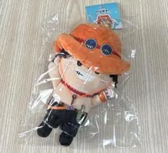 ワンピース バンザイ！ぬいぐるみキーホルダー エース
