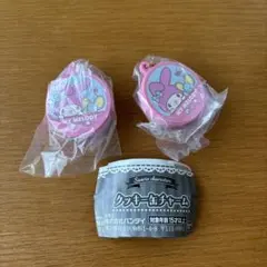 サンリオキャラクターズ クッキー缶チャーム マイメロディ 2点セット