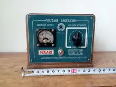 ミツオカ電気　光岡　電圧計　オブジェ　ジャンク　昭和レトロ　計器　インテリア雑貨のサムネイル