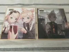 プロセカ　ミニ色紙　鏡音レン　鏡音リン　ニーゴ　45b 私は雨