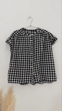 無印良品フレンチスリーブブラウス