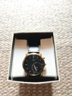 FOSSIL ハイブリッドスマートウォッチ ブラック/ゴールド