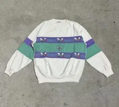 【希少レア】90s Charlotte Hornets ロゴ Sweat NBAのサムネイル