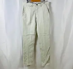 ザラ　ZARA　コットンストレッチ素材　テーパードパンツ　チノパン　ベージュのサムネイル