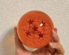 ドラゴンボール 五星球 ガラス クリスタルボール オレンジ