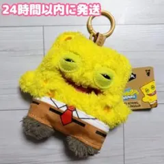 ③正規品 ファグラー スポンジボブ キーリング イエロー 韓国 限定品 コラボ