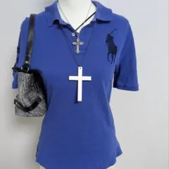 ラルフローレン ポロシャツ ビッグポニー 　y2k 平成　ギャル　グランジ