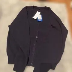 ネイビー カーディガン ウォッシャブル