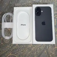 Apple iPhone17 (ホワイト)箱とUSB-C ケーブルセット