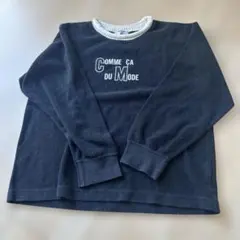 COMME CA DU MODE 黒 トレーナー サイズ　140