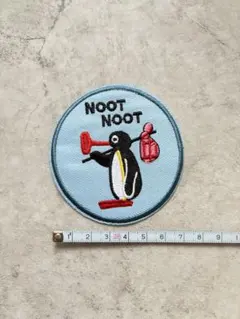 A709 Penguin “Pingu Noot” 刺繍パッチ ベルクロ - メルカリ