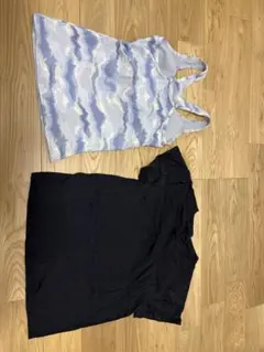 ピラティスウェアセット（タンクトップ・Tシャツ・レギンス・靴下)のサムネイル